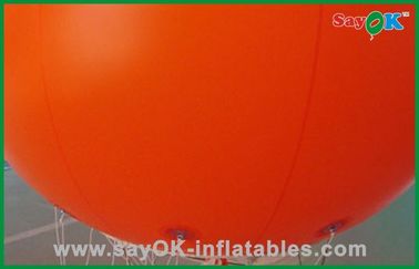 Helium ใหม่สวยงาม Orangecoloured Helium Inflatable แกรนด์บอลลูนสำหรับงานแสดงกลางแจ้ง