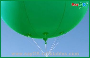 วันหยุดบอลลูน Inflatable บอลลูนสีเขียวสดใส Inflatable Helium บอลลูน