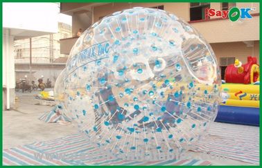 เกมกีฬา Inflatable ส่งเสริมการขาย Gaint Body Zorb Ball 2.3x1.6m