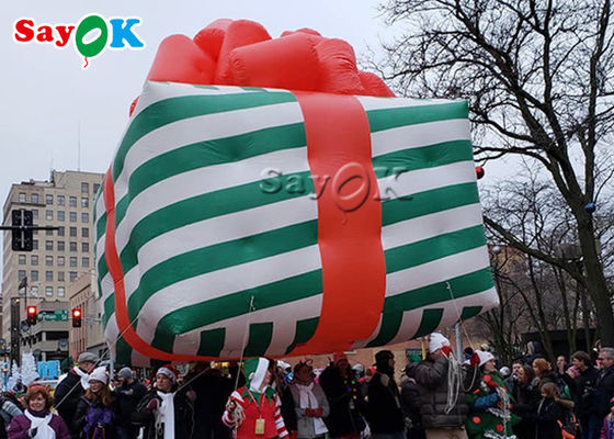 ผ้า Oxford กล่องของขวัญคริสต์มาสพองบอลลูนขบวนพาเหรดฮีเลียม