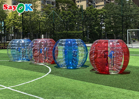 เกมเป่าลมฟุตบอล 1.8m PVC ลูกบอลกันชนเป่าลมสำหรับผู้ใหญ่เด็กกิจกรรมกลางแจ้ง
