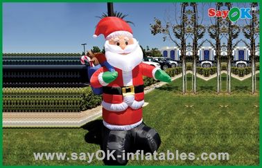 Custom Christmas Inflatable Holiday Decorations ซานตาคลีอสฟอร์ดผ้า