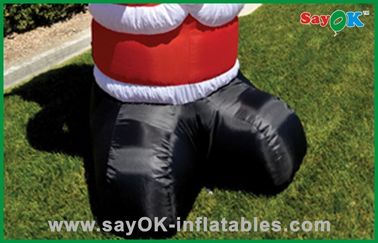 Custom Christmas Inflatable Holiday Decorations ซานตาคลีอสฟอร์ดผ้า