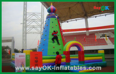 ขนาดใหญ่ Commercial Inflatable Bouncer / Inflatable Climbing สําหรับงานเช่า