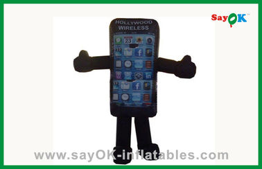 Inflatable Cell Phone การ์ตูนตัวอักษร Inflatable กลางแจ้งสำหรับการโฆษณา