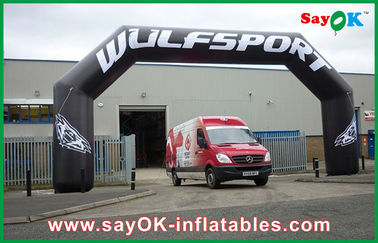 โฆษณากรอบโค้งบอลลูน Custom Inflatable Arch 600D Oxford PVC Event Inflatable Gate สำหรับเส้นชัย