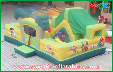 ความปลอดภัยที่กำหนดเอง Inflatable Bouncy Castle / Fun City Children Entertainment