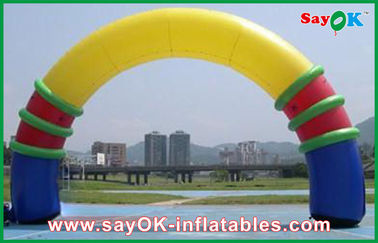 ผลิตภัณฑ์ส่งเสริมการขายที่ทำให้พองได้กิจกรรมกลางแจ้ง Inflatable Arch / Gate PVC ป้ายโฆษณาที่ทำให้พองได้เอง
