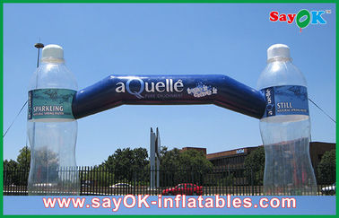 Custom Inflatable Arch Advertising Inflatable Arch พร้อมขวดใส ผลิตภัณฑ์ทำให้พองที่กำหนดเอง