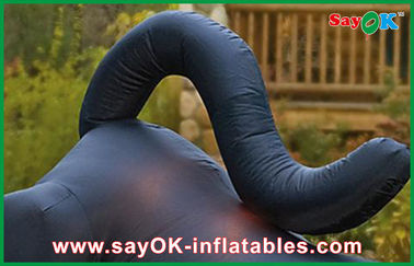 อุปกรณ์แต่งบ้านวันหยุดพิเศษ Inflatable Airblown Inflatable Black Cat
