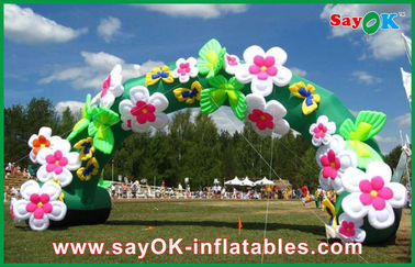 Inflatable Finish Arch มินิโค้งพอง / ประตูพอง / ประตู Infallable พร้อมการตกแต่งดอกไม้