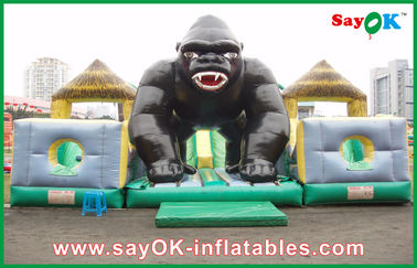 Giant Disney Inflatable Bouncer ที่มีรูปทรงชิมแปนซีสำหรับวันหยุด