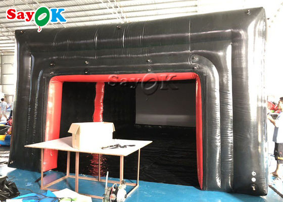 เต็นท์เป่าลมที่ดีที่สุด Custom Tarpaulin Theatre Inflatable Air Tent Cube ส่วนตัวสำหรับกิจกรรม