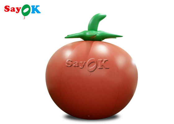 OEM บอลลูนพอง 0.18 มม. PVC Tomatoes สำหรับโปรโมชั่น
