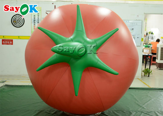 OEM บอลลูนพอง 0.18 มม. PVC Tomatoes สำหรับโปรโมชั่น