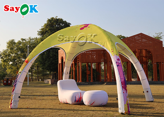 เต็นท์สนามหญ้าพองกันน้ำ Oxford TPU Inflatable Air Spider Dome Tent