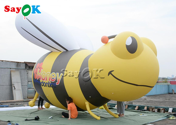 Custom Giant Inflatable Bees โฆษณายืนการ์ตูน Model