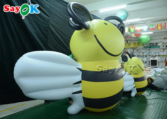 Custom Giant Inflatable Bees โฆษณายืนการ์ตูน Model