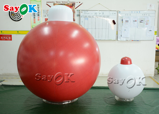 10ft Inflatable Holiday Decorations งานคาร์นิวัลเหตุการณ์เครื่องประดับแขวนบอลลูนด้วยการพิมพ์ดิจิตอล