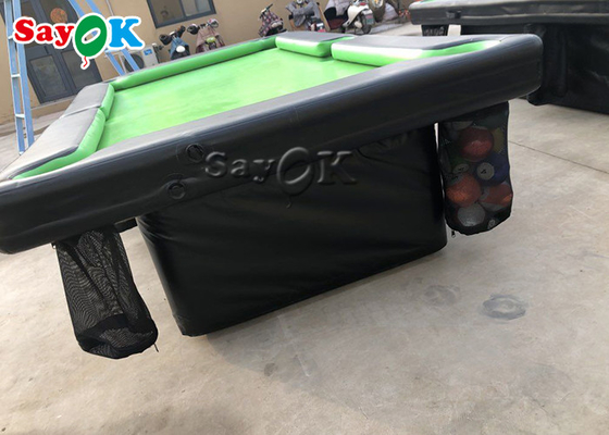 เกมโบว์ลิ่งเป่าลม 0.9 มม. PVC Air Sealed Inflatable Pool Table พร้อมขาตั้ง
