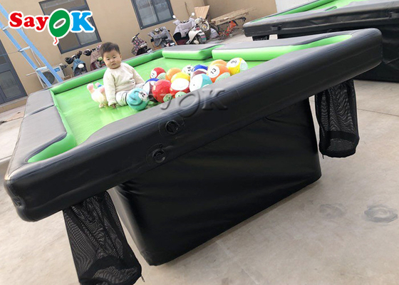 เกมโบว์ลิ่งเป่าลม 0.9 มม. PVC Air Sealed Inflatable Pool Table พร้อมขาตั้ง