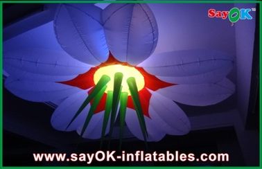 การออกแบบใหม่ที่มีสีสันโคมไฟแขวน 1.5 ม. ตกแต่งดอกไม้ Inflatable