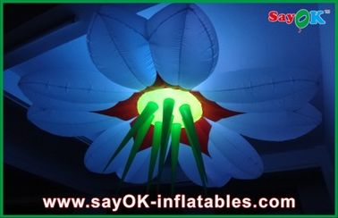 การออกแบบใหม่ที่มีสีสันโคมไฟแขวน 1.5 ม. ตกแต่งดอกไม้ Inflatable