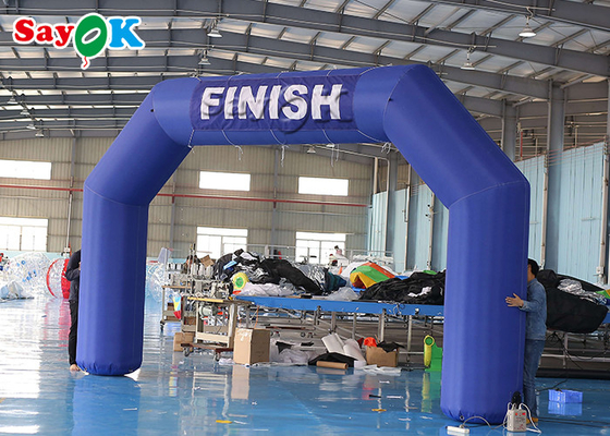Inflatable Race Arch 210D 6m 20ft Blue Giant Inflatable Arch Start เส้นชัย
