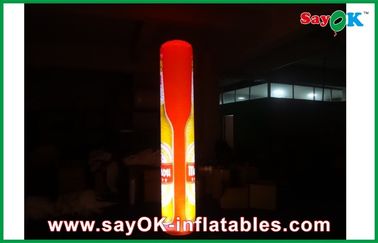 โฆษณา LED Inflatable Pillar, Inflatable Lighting Column ตกแต่งด้วยโลโก้