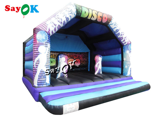 PVC Tarpualin Dj Inflatable Disco Dome Bouncer สำหรับสนามหลังบ้าน