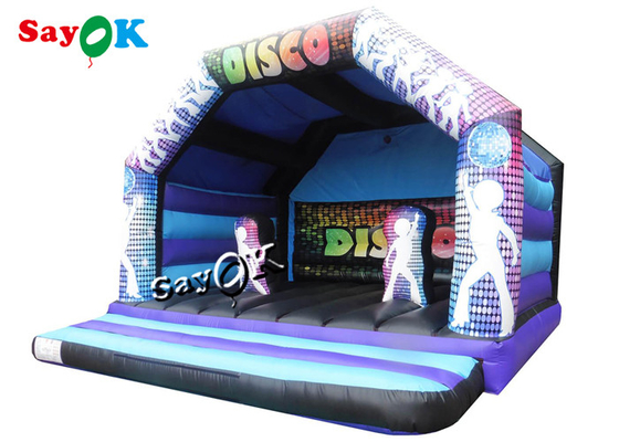 PVC Tarpualin Dj Inflatable Disco Dome Bouncer สำหรับสนามหลังบ้าน