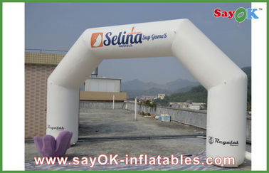 Inflatable Gantry 0.4mm PVC Inflatable Arch, Inflatable Finish Line Arch สำหรับเปิดงานตกแต่ง