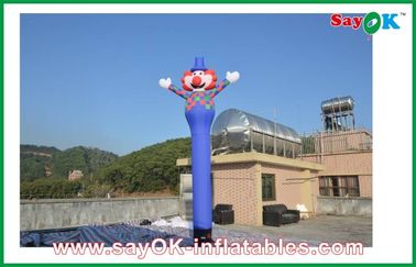 ขาเดี่ยวเป่าชายเต้นรำ H4 - 6m Inflatable Clown Type