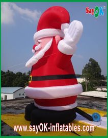 คริสต์มาส Giant ซานตาคลอส Inflatable Cartoon ตัวอักษร Decoratio สีแดง