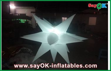 ปาร์ตี้ดาว Inflatable ตกแต่งแสงสว่าง / Nylon ผ้า Inflatable Led Light