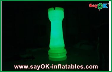 DIa 2m Inflatable เสาไฟตกแต่งด้วย 16 สีที่แตกต่างกัน