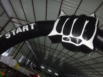 Custom Inflatable Arch สิ่งแวดล้อม Inflatable Finish Arch, Inflatable Start Line Arch