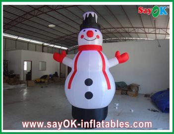 Christmas Snowman ใหญ่ตกแต่งบ้านวันหยุดฤดูร้อนผ้า Oxford