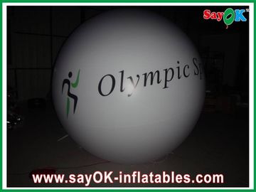 ผ้ากันน้ำ PVC Inflatable Helium บอลลูนบางสำหรับกิจกรรมกลางแจ้ง