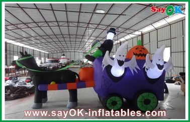 ผ้า Oxford ตกแต่งวันฮาโลวีน Inflatable, พรรค Inflatable Carriage