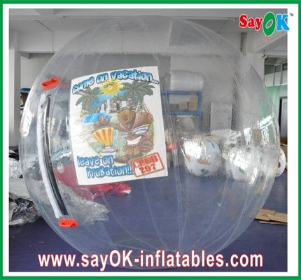 เกมลานเป่าลม TPU / PVC เกมกีฬาทำให้พอง, Water Park Water Walking Ball