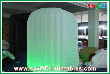 ฉากหลังบูธถ่ายภาพ Modern Led Lighting Inflatable Photo Booth 3 X 2 X 2.3m Oxford Cloth