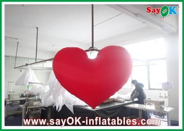 งานตกแต่งแสงสว่างของพรรค, 190T Nylon Cloth Inflatable Heart