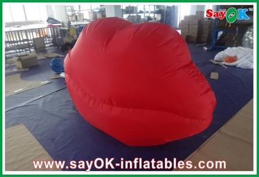 แดงที่ไม่ซ้ำกัน Inflatable แสงสว่างผ้าไนลอนผ้า CE อากาศโบลเวอร์สำหรับกลางแจ้ง