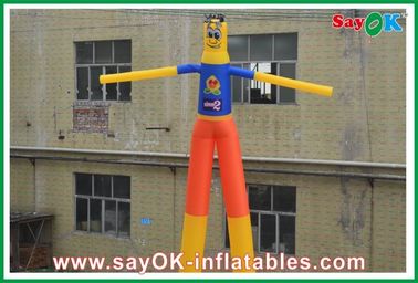 Inflatable Air Man ผ้าไนลอน Rip-Stop Inflatable Air Dancer ความสูงทนลม 2M - 8M