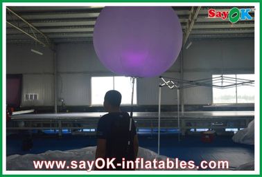Advertsing Inflatable แสงสว่างตกแต่ง 190T ไนล่อนผ้าพองบอลลูนบอลลูน