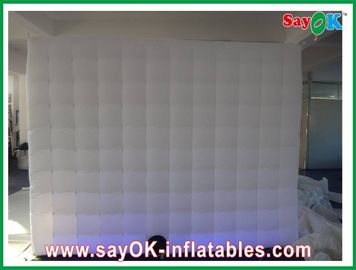 Photo Booth Decorations One Door Inflatable Photo Booth 210D ผ้าอ๊อกซ์ฟอร์ด L4 X W4 X H3m