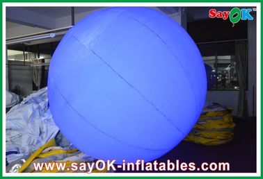ลูกบอลลมสีฟ้ากลางแจ้งที่กำหนดเองด้วย 12 สีไฟ LED