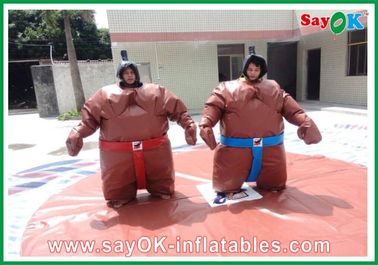กีฬาสินค้า Custom Inflatable Products, 0.5mm PVC มวยปล้ำซูโม่ทำให้พอง