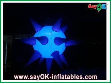 LED ตกแต่ง Inflatable Sea Urchin รุ่น Spike Ball พร้อมไฟหลากสีสำหรับกิจกรรมและดิสโก้
